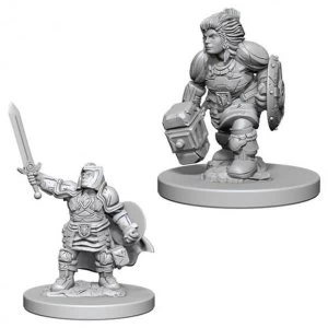 Image of Dungeons & Dragons Nolzur's Marvelous Unpainted Miniatures (W3) Dwarf Female Paladin
