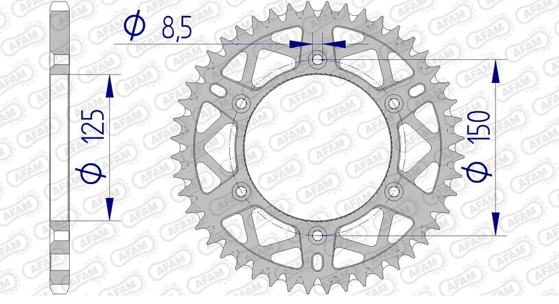 Image of AFAM 72304+49 Chain Sprocket Chain Sprocket (5479)