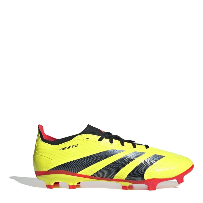 Image of adidas 24 adidas Predator League Firm Ground Football Boots Yellow/Blk/Red male 7.5