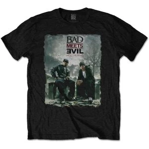 Image of Bad Meets Evil - Burnt Mens Medium T-Shirt - Black