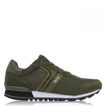 Image of Hugo Boss Parkour Runner Trainers Green 305 Men