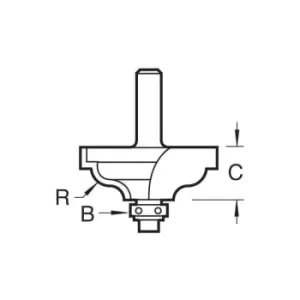 Image of Trend - C096X1/4 SELF GUIDED OGEE 4MM RADIUS