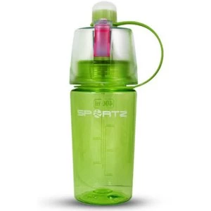 Image of Aquarius SportZ 400ml Travel Water Bottle with Spray Function - Green