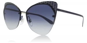 Image of Bvlgari BV6096 Sunglasses Blue/Pale Gold 20204L 58mm