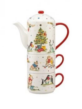 Image of Cath Kidston Tea-For-Two Teapot And Cup Set