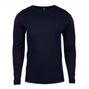 Image of Next Level Mens Long-Sleeved T-Shirt (S) (Midnight Navy)