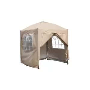 Image of BIRCHTREE Pop Up Gazebo 2X2M Beige