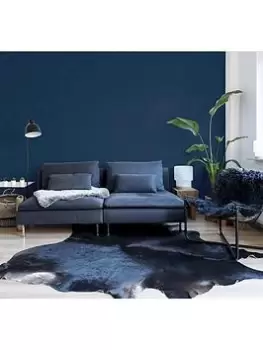 Image of Arthouse Arthouse Samba Plain Navy Wallpaper