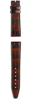 Image of IWC Strap Alligator Marron Brown For Pin Buckle XXS