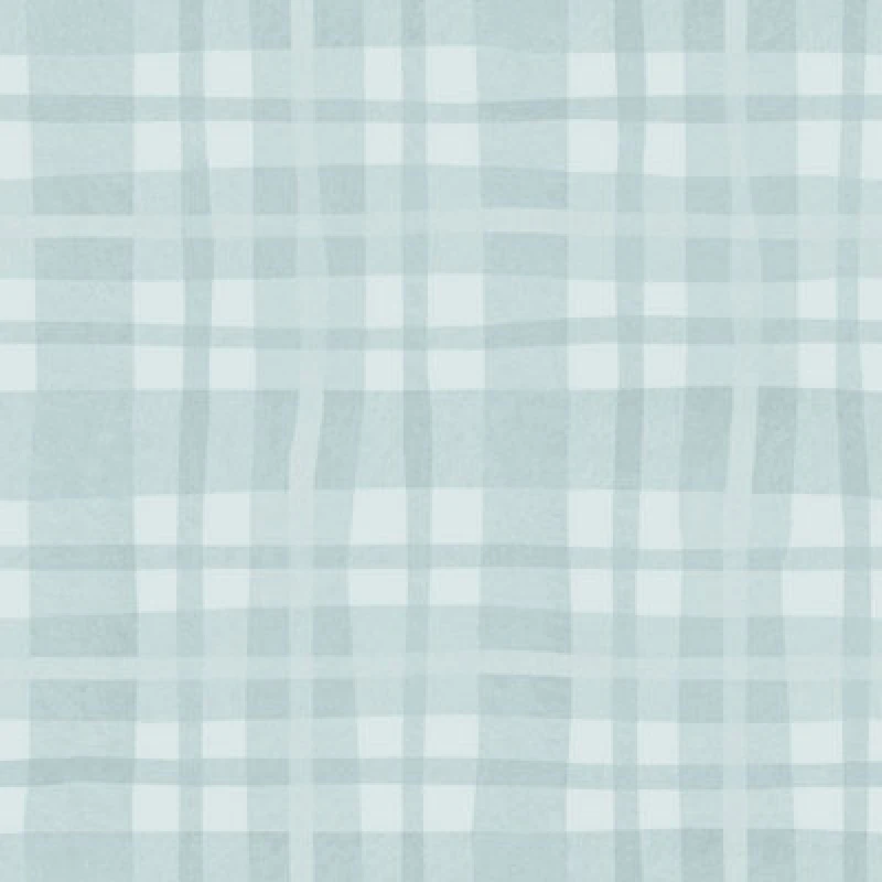 Image of Holden Decor Ivy Plaid Wallpaper Sky Blue Holden 14001