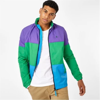 Image of Jack Wills Donohue Colour Block Windbreaker Jacket - Purple