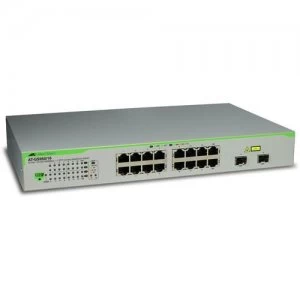 Image of Allied Telesis AT-GS950/16-50 Managed L2 Gigabit Ethernet (10/100/1000) White 1U