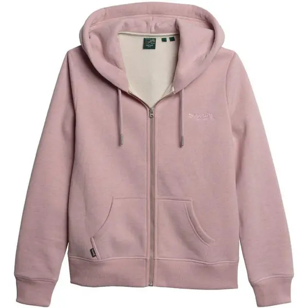 Image of Superdry Ess Zip Hdy Ld00 Zip Hoodies 8 (XS) Pink 66531006310