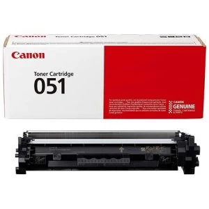 Image of Canon 051 Black Laser Toner Ink Cartridge