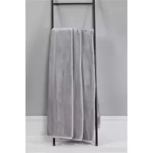 Image of I Saw It First Silver Cashmere Touch High Shine Throw - Metallics