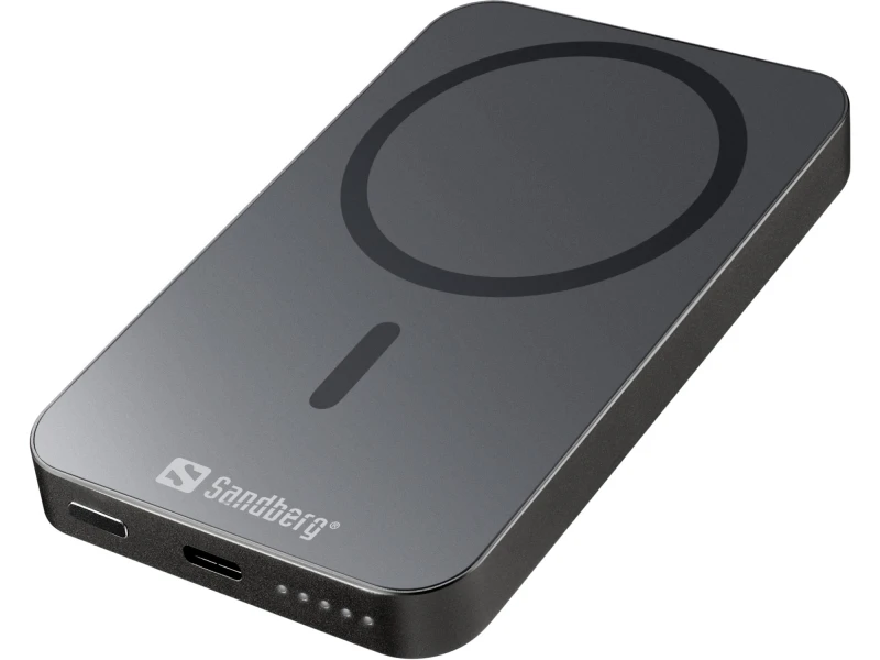 Image of Sandberg Magnet Wireless Powerbank 5000 ALU