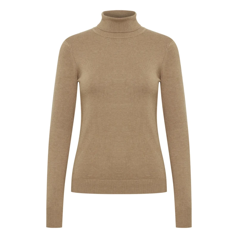 Image of b.Young Womens turtleneck sweater b.young Mmorla Beige Female S