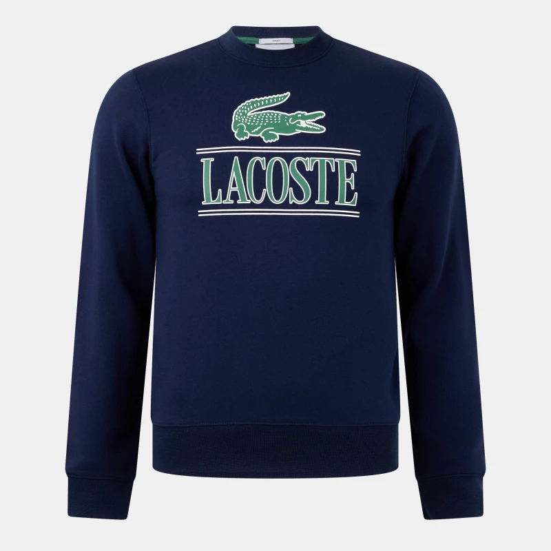 Image of Lacoste Crocodile Sweatshirt Navy Blue unisex 2XS