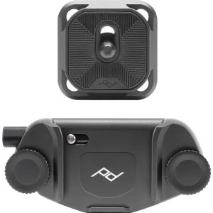 Image of Peak Design Capture Camera Clip V3 with Standard Plate Black