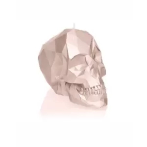 Image of Small Skull Candle &ndash; Rose Gold