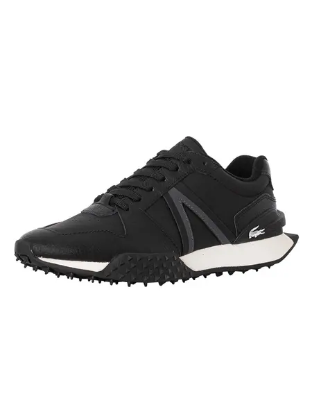 Image of Lacoste L-Spin Deluxe 124 1SMA Trainers Black/White 11 UK