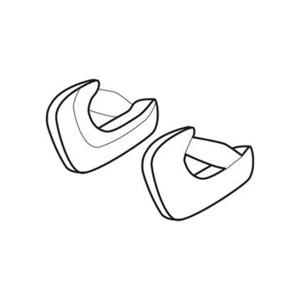 Image of Schuberth C4 Basic / C4 Pro Black Cheekpads 53