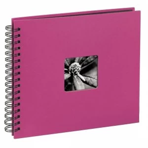 Image of Hama Fine Art Spiral Bound Album 28 x 24cm 50 Black pages Pink