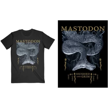 Image of Mastodon - Hushed Snake Unisex Medium T-Shirt - Black