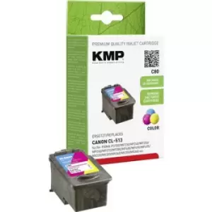 Image of KMP Ink replaced Canon CL-513 Compatible Cyan, Magenta, Yellow C80 1512,4530