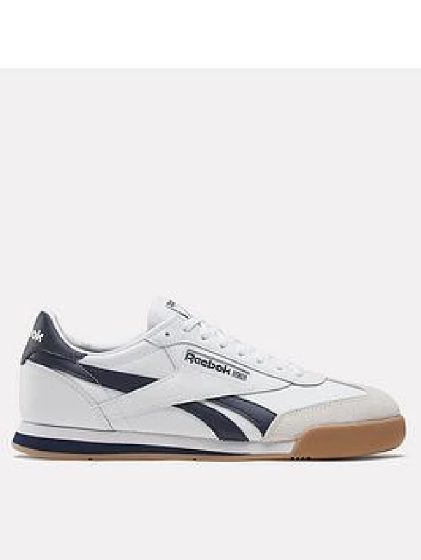 Image of Reebok campio xt trainers in white & navy White/Navy UK 7