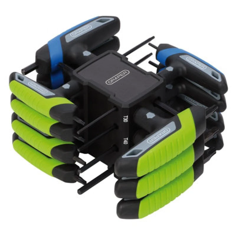 Image of Draper 31120 Tx-Star And Metric T-Handle Hex Key Set (14 Piece)