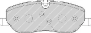 Image of Ferodo FDB1615 Brake Pad Set Front Axle Premier Car