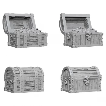 Image of WizKids Unpainted Miniatures (W2) - Chests