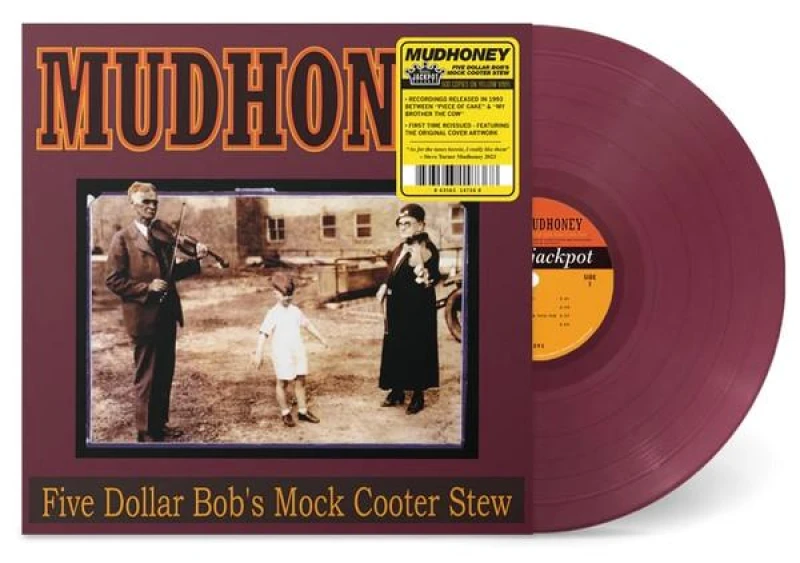 Image of RecordCityJP 12" Record MUDHONEY - Five Dollar Bob's Mock Cooter Stew JPR092 Jackpot Records 2023 US Rock