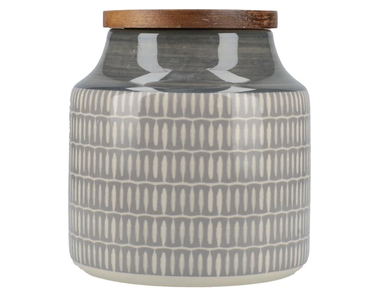 Image of Mikasa Drift Storage Jar Grey Grey