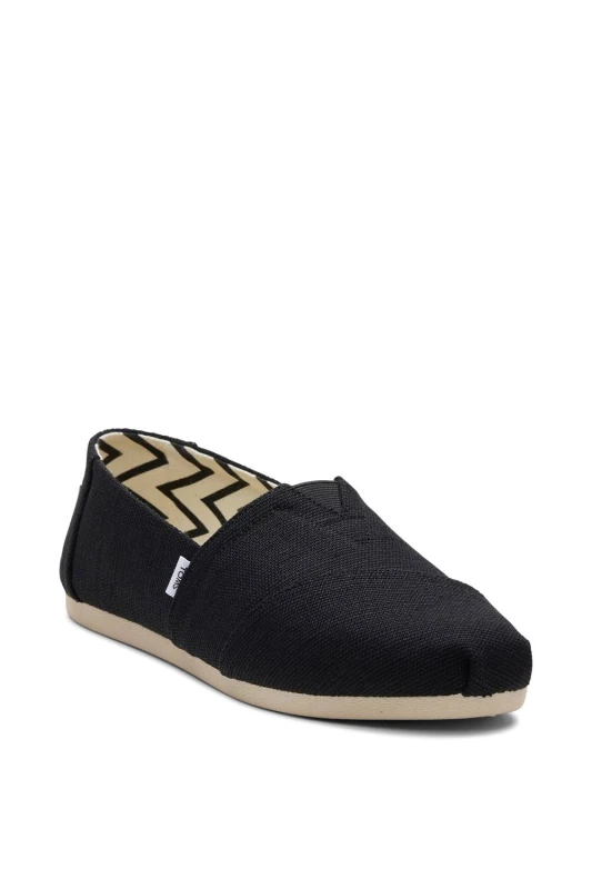 Image of Toms Alpargata Heritage Black White Women womens Espadrilles / Casual Shoes in