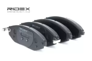 Image of RIDEX Brake pad set 402B0381 Brake pads,Brake pad set, disc brake CHEVROLET,SPARK (M300),Spark (M400)