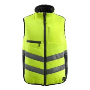 Image of Grimsby Thermal Gilet Hi-vis Yellow/Black - Medium