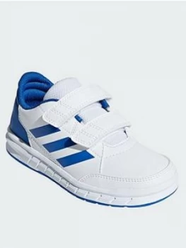 Image of adidas Altasport Cf Junior Trainers, White/Blue, Size 5