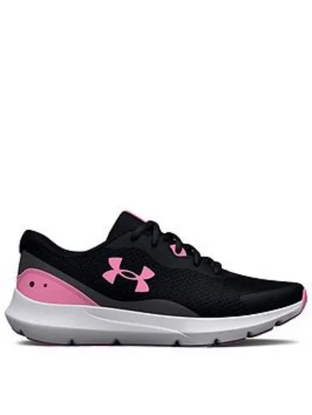 Image of Under Armour Junior Surge 3 - Black/Pink, Size 5.5 Older