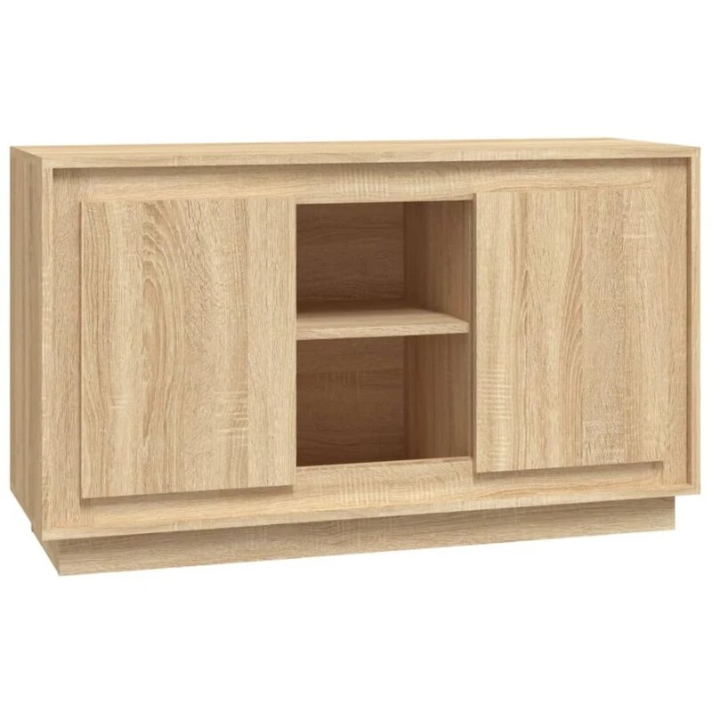 Image of VIDAXL Sideboard Sonoma Oak 102x35x60cm Engineered Wood Vidaxl 8720845794774