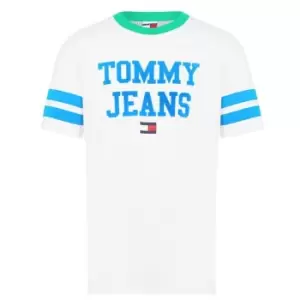 Image of Tommy Jeans Ringer T-Shirt - Blue