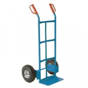 Image of Slingsby Traditional Tubular Hand Truck Capacity 100KG Blue 382070