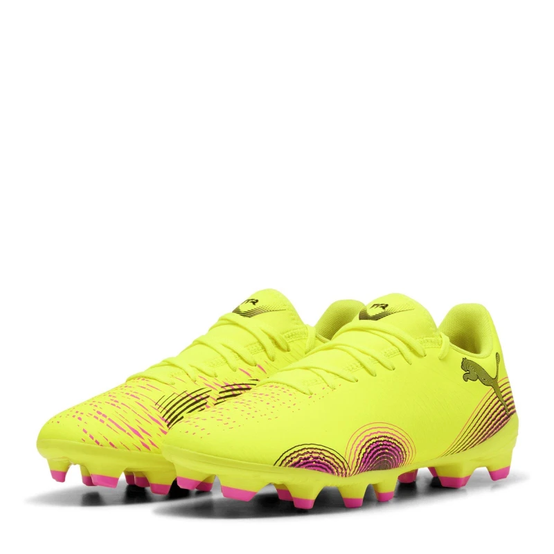 Image of Puma FUTURE 8 PLAY Womens Artificial Ground Football Boots Yellow/Black female 4 (37)
