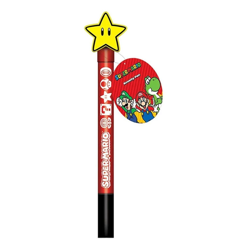 Image of Super Mario Super Mario Star Topper Pen - None None One Size