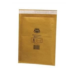 Image of Original Jiffy Mailmiser Size 7 Protective Envelopes Bubble lined 340x445mm Gold Pack of 50 Envelopes