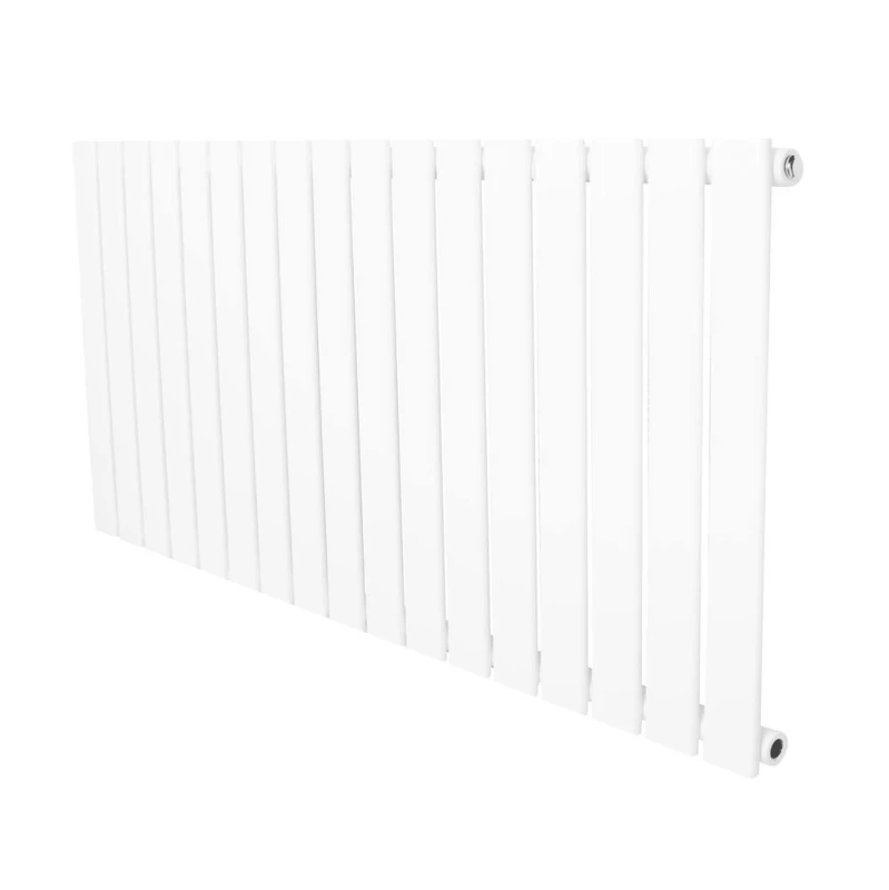 Image of Monstershop Flat Single Column Radiator - 600 x 1190mm - White White Unisex