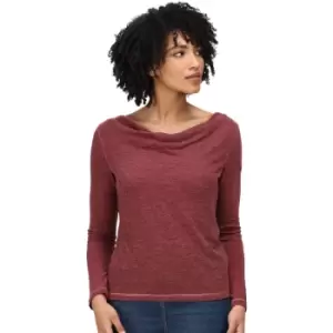 Image of Regatta Womens/Ladies Frayda Lightweight Wool Cowl Neck Longsleeve Top 10 - Bust 34' (86cm)