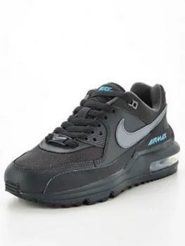 Image of Nike Junior Air Max Wright Trainer - Black, Size 5