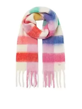 Image of Joules Folley Pastel Check Scarf - Multi